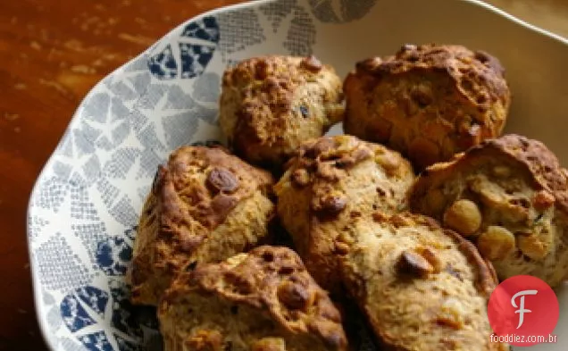 Incrível Chocolate Branco Mocha Scones