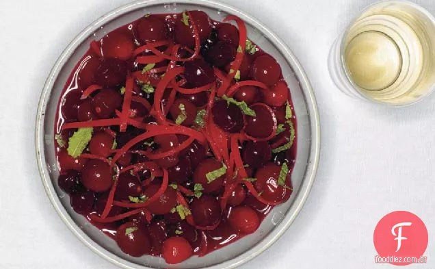 Cranberry Saboreie Com Toranja E Hortelã