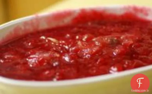 Receita de molho de Cranberry laranja-cardamomo