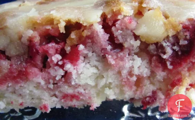 Bolo De Cranberry Com Esmalte Laranja