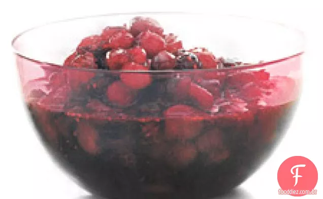 Molho De Cranberry Com Conhaque