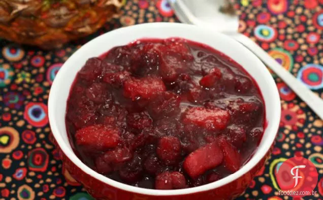 Abacaxi-molho de cranberry