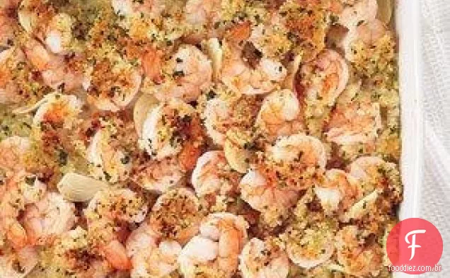 Receita De Camarão Assado Com Alho