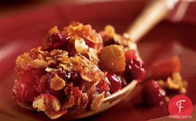 Maçã-Cranberry Crisp