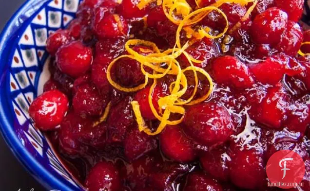 Cranberries Com Raspas De Laranja E Porto