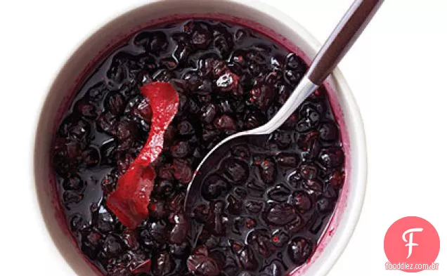 Molho de Cranberry com Gin
