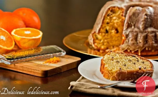Bolo Laranja E Cranberry