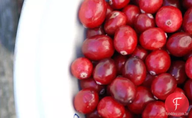 Molho De Cranberry Com Mel E Laranja