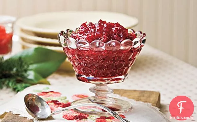 Molho de Cranberry espirituoso da avó Erma