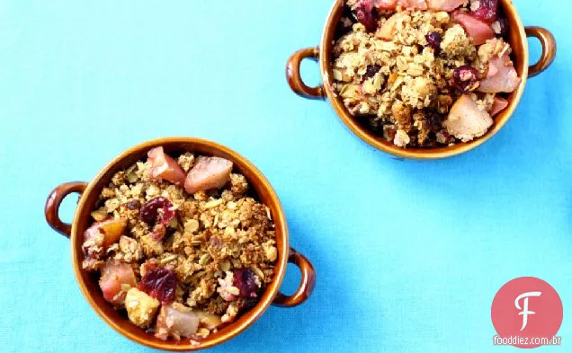 Maçã, Pêra E Cranberry Crisp