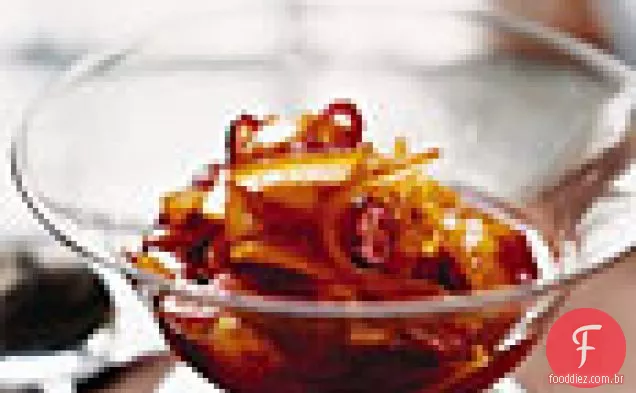 Compota de laranja e Cranberry cristalizada