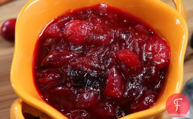 Molho De Cranberry Com Cointreau