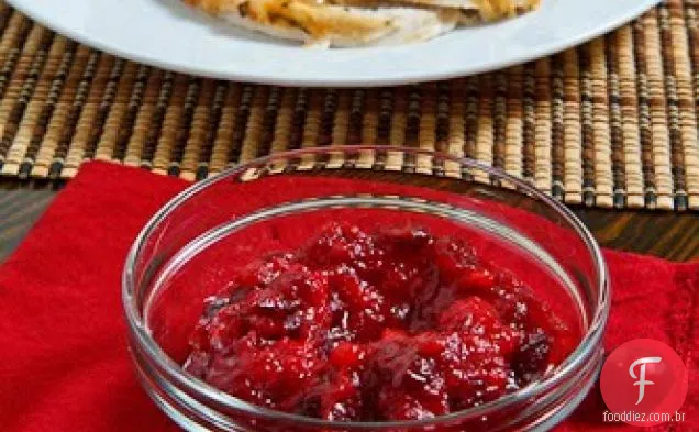 Molho De Cranberry Com Gengibre