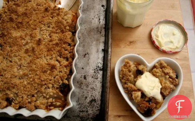 Brunch De Domingo: Pêra Cranberry Crisp
