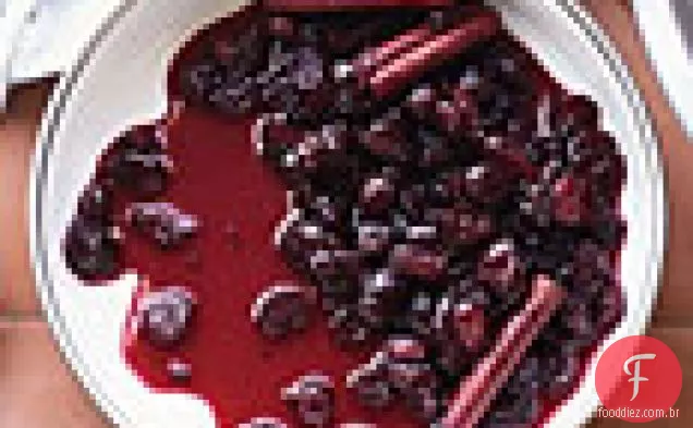 Molho De Cranberry Com Porto E Canela