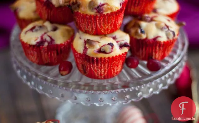 Bolinhos De Cranberry E Chocolate Branco