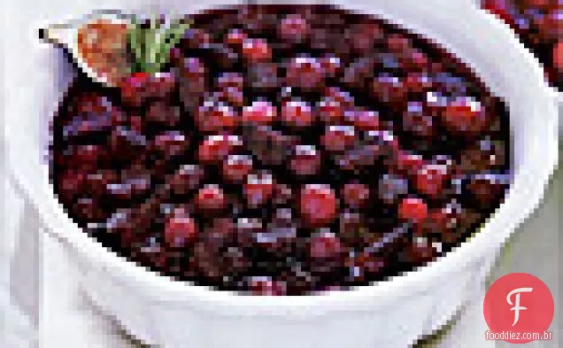 Molho De Cranberry Com Porto E Figos Secos