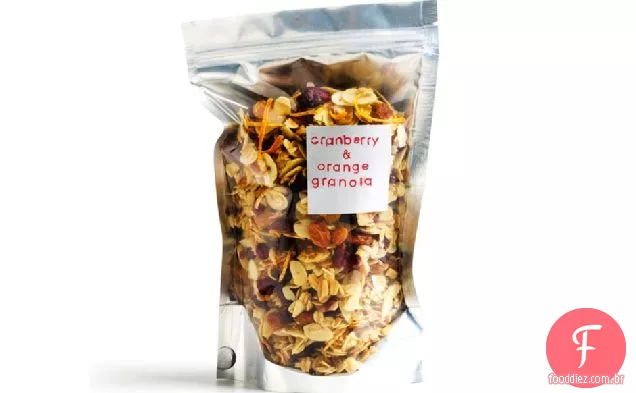 Granola De Cranberry E Laranja