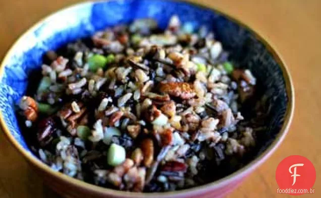 Arroz Selvagem Cranberry Pecan Salada