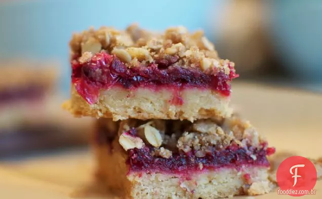 Cranberry Walnut Streusel Bars Receita