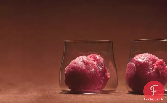 Sorbet De Cranberry E Baunilha