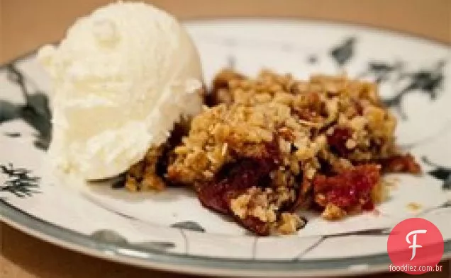 Maçã-Cranberry Crisp