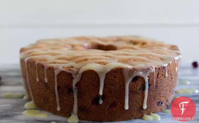 Chocolate Branco-Bolo De Cranberry