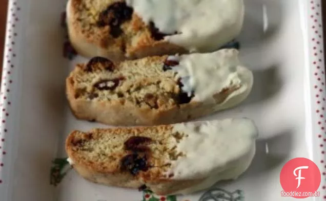 Biscotti De Férias Com Cranberries E Pistache