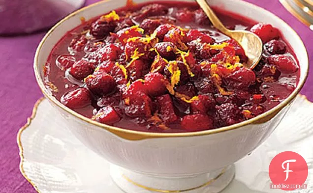 Molho De Cranberry Com Cidra