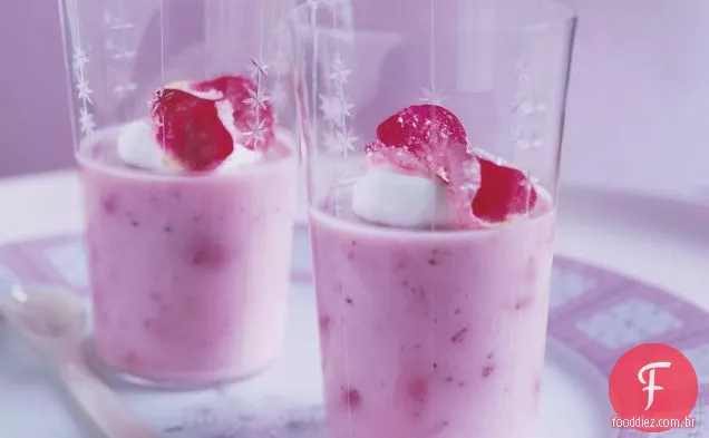 Cranberry Panna Cotta