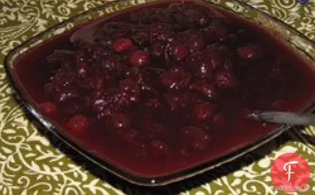 Molho de Cranberry de avelã