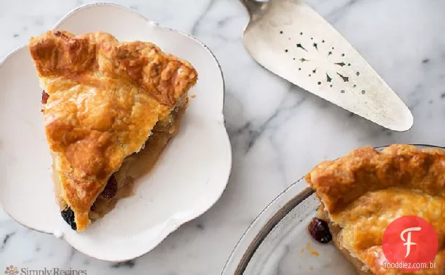 Torta De Cranberry De Maçã