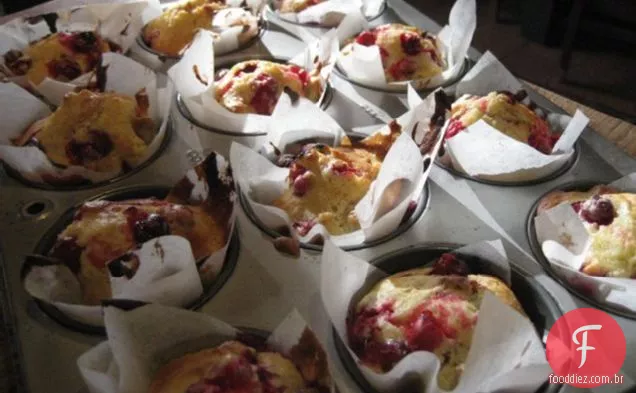 Muffins De Cranberry Pecan