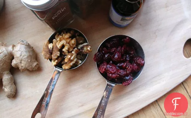 Quinoa Cranberry Walnut Muffins