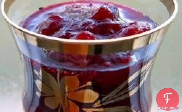 O famoso molho de Cranberry lavado de Michelle