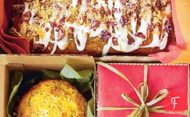 Massa De Bolo De Cranberry-Pecan
