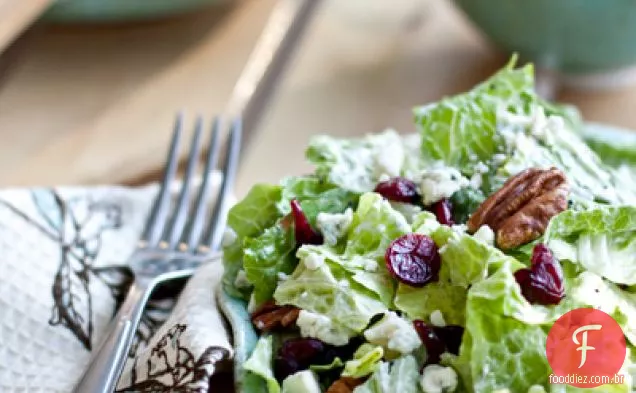 Salada De Cranberry Com Molho De Sementes De Papoula