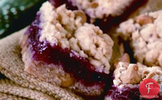 Peanutty Cranberry Bars