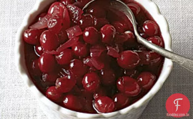 Molho De Cranberry Com Cebola Caramelizada