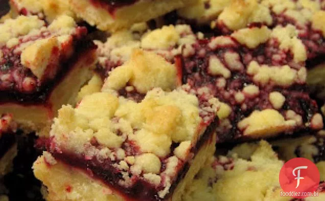 Cranberry Streusel Shortbread Bars