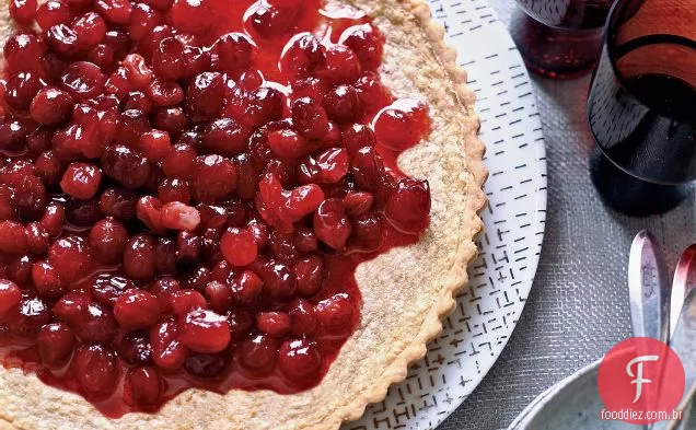 Manteiga Marrom-Torta De Cranberry