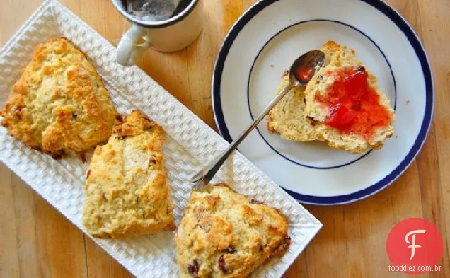 Cranberry E Limão Leitelho Scones