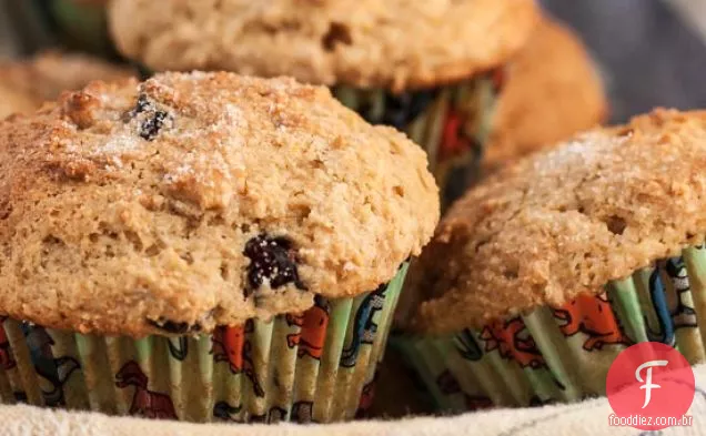 Trigo Integral Cranberry Laranja Ricotta Muffins