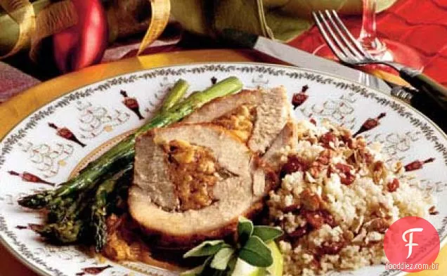 Cuscuz de noz-pecã torrado e Cranberry