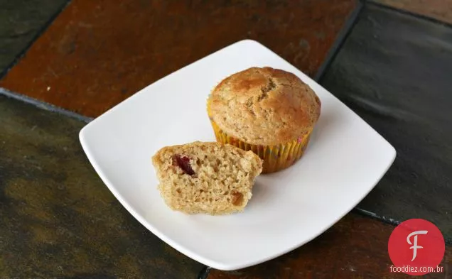 Laranja Cranberry Muffins