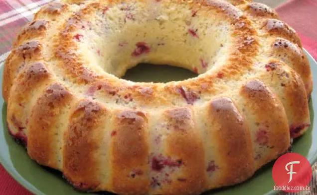 Bolo Pudim Cranberry