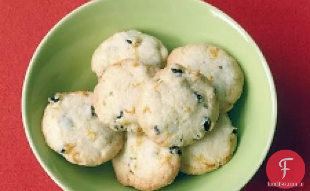 Biscoitos de limão e groselha