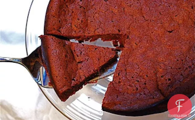 Bolo De Chocolate Escuro Sem Farinha