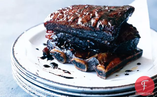 Costelas De Carne De Groselha Vermelha
