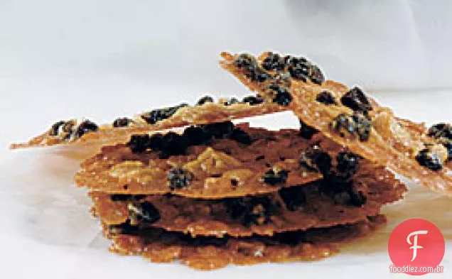 Biscoitos Do Laço Da Aveia Da Groselha Da Canela